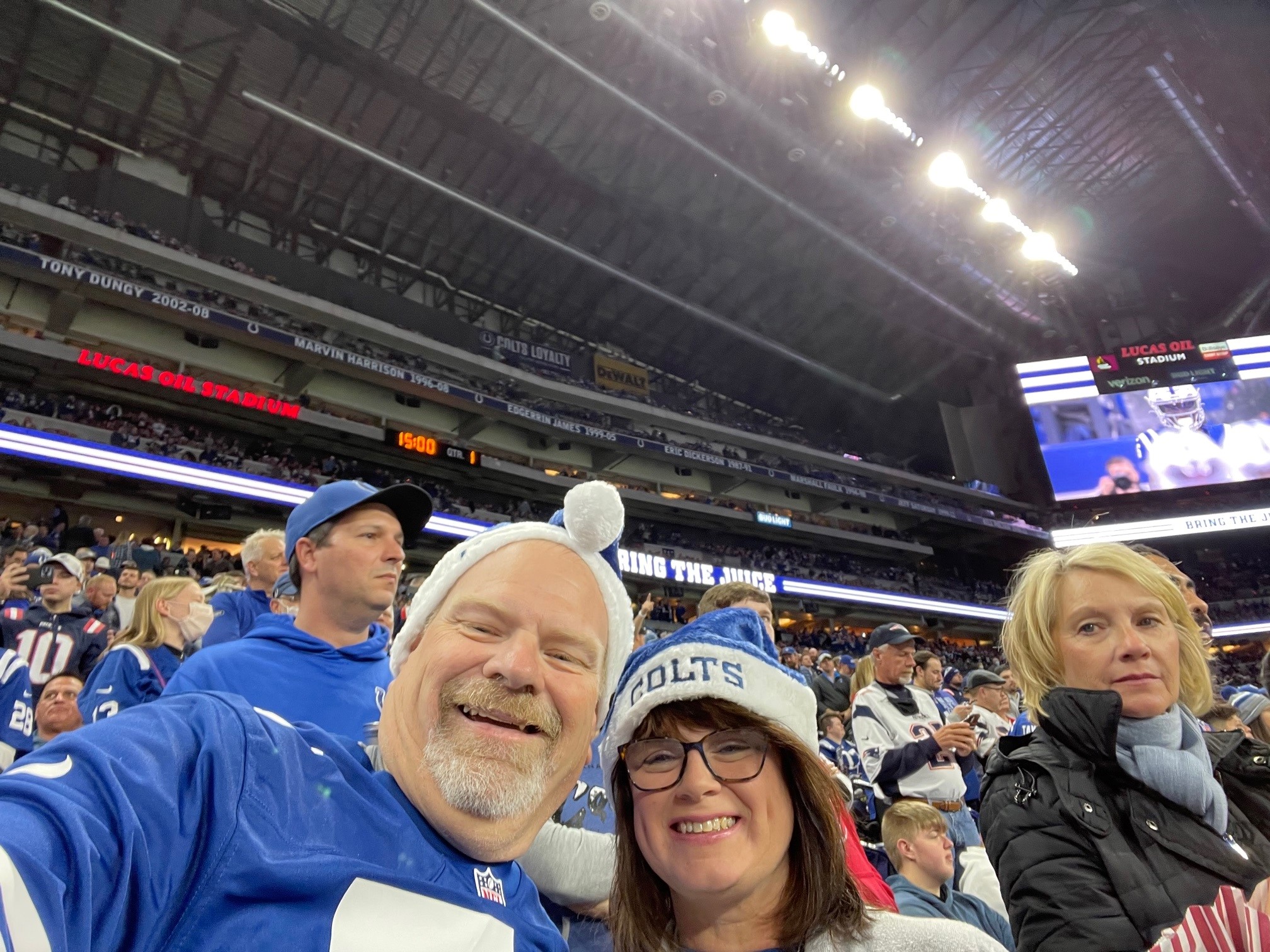 Steve and Jude at COLTs game