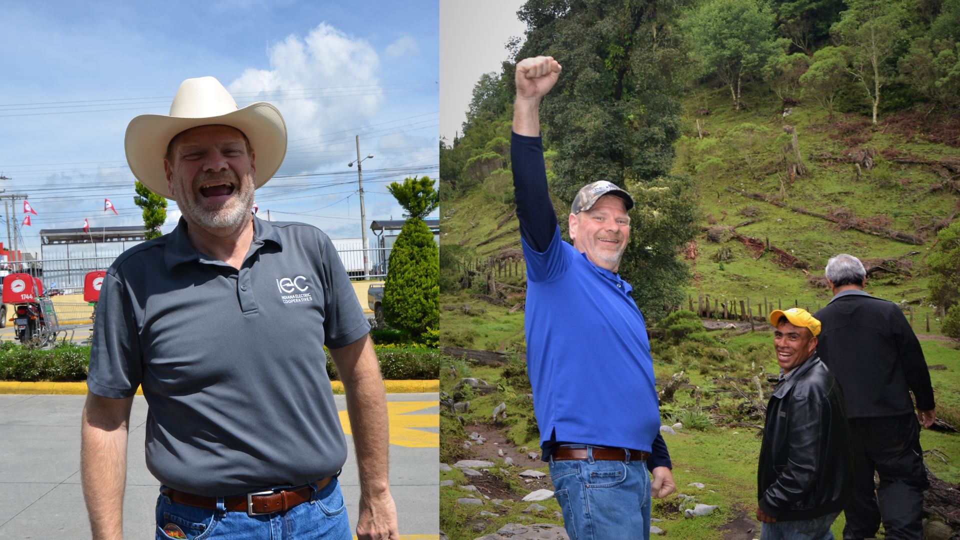 Steve McMichael in Guatemala helping with new electric cooperative board governance