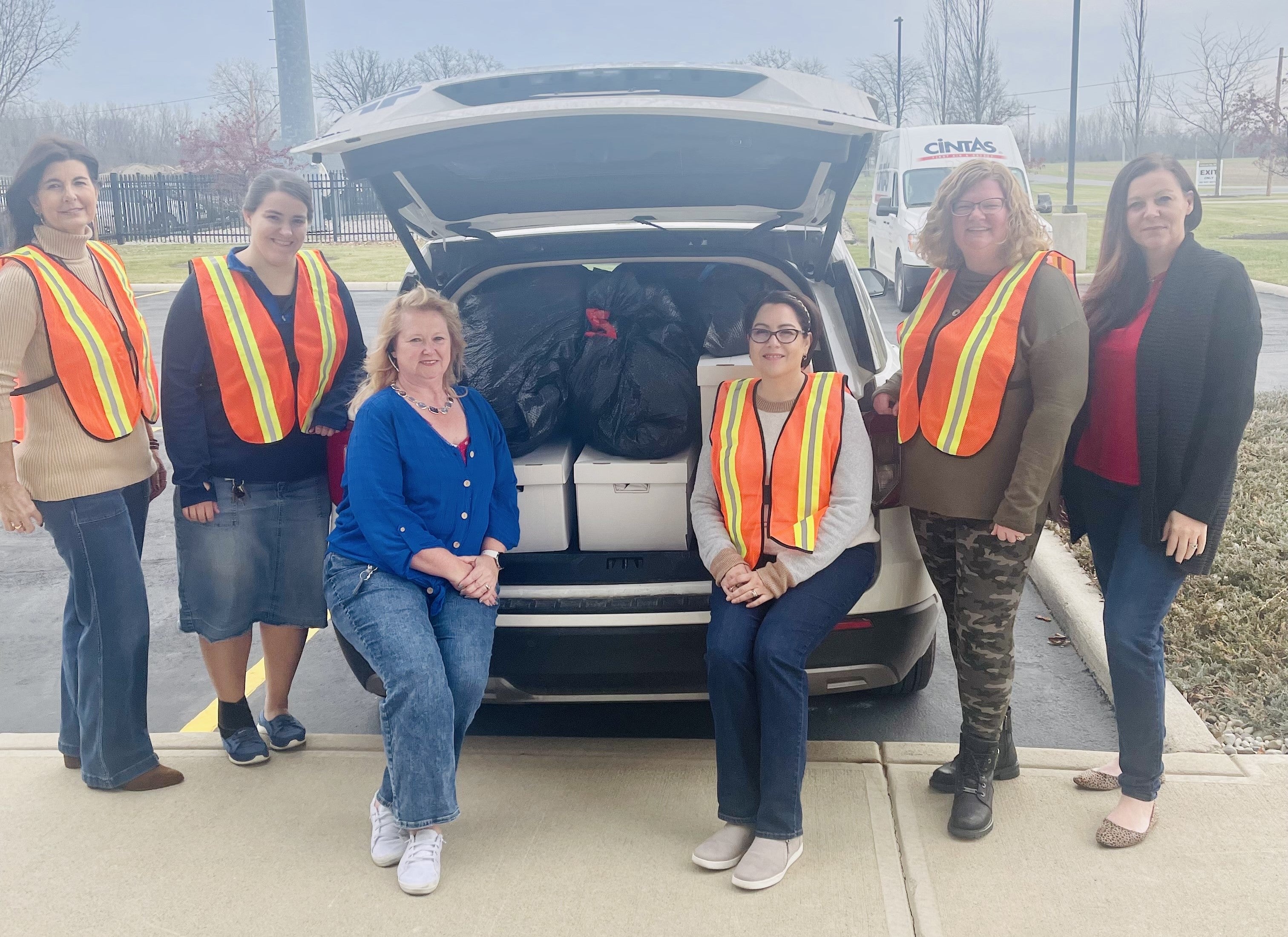 PPEC employees with donations