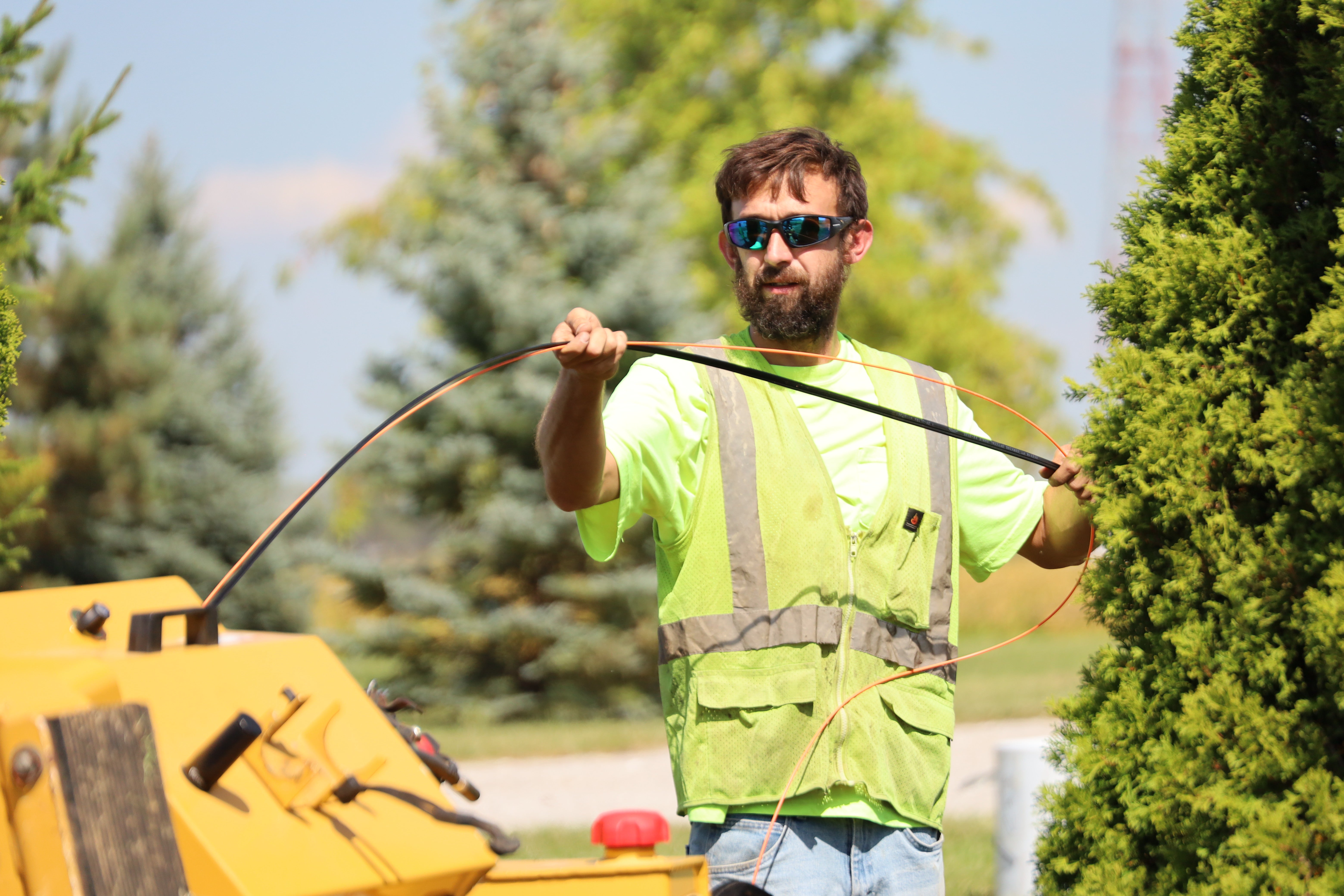 Fiber internet install