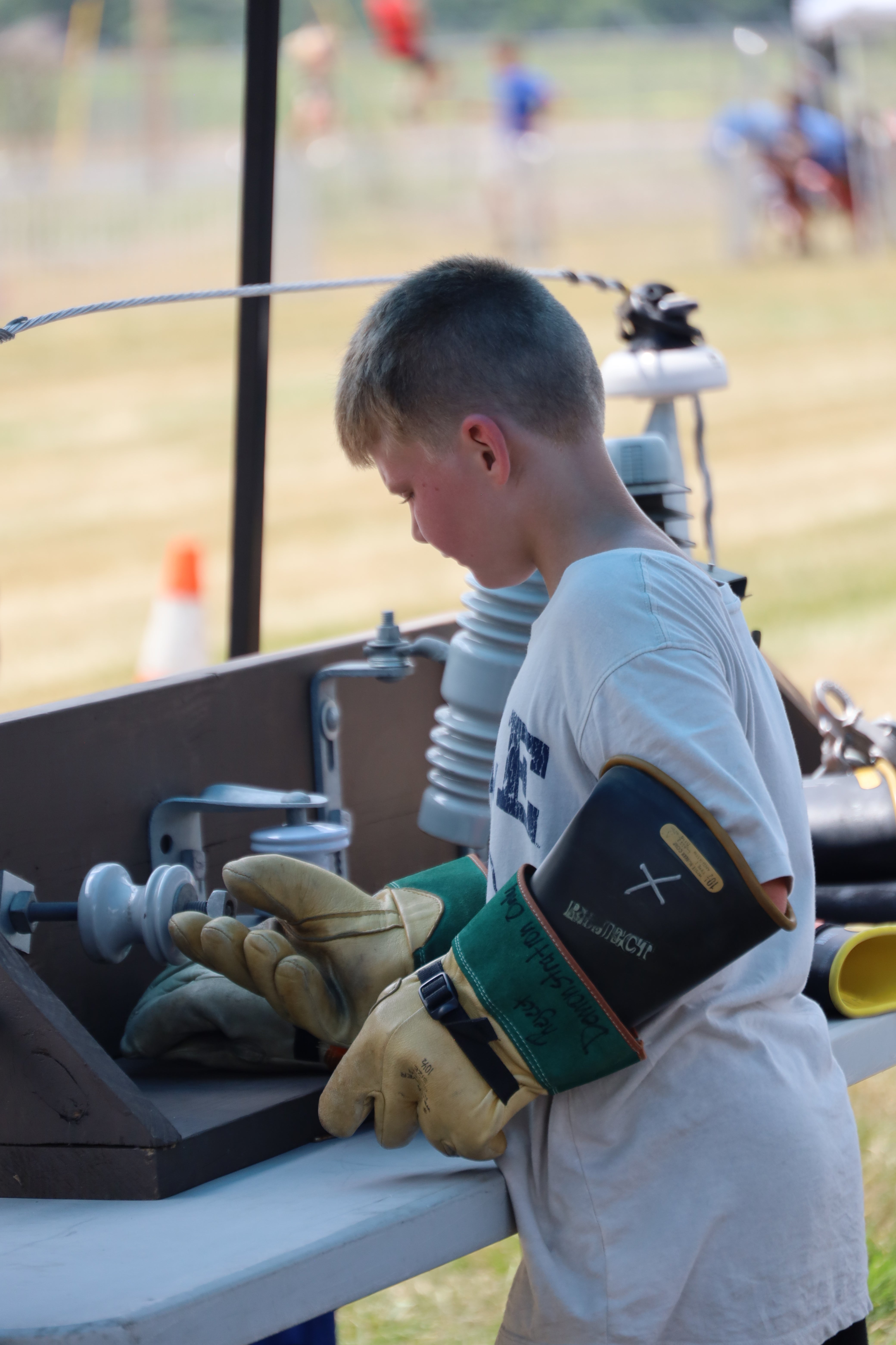 Kid at Member Appreciation Day