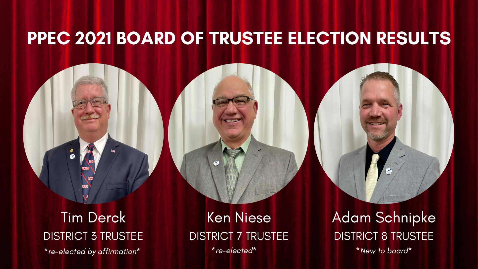 2021 PPEC board of trustee election results
