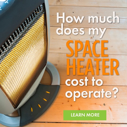 how much does my space heater cost to run