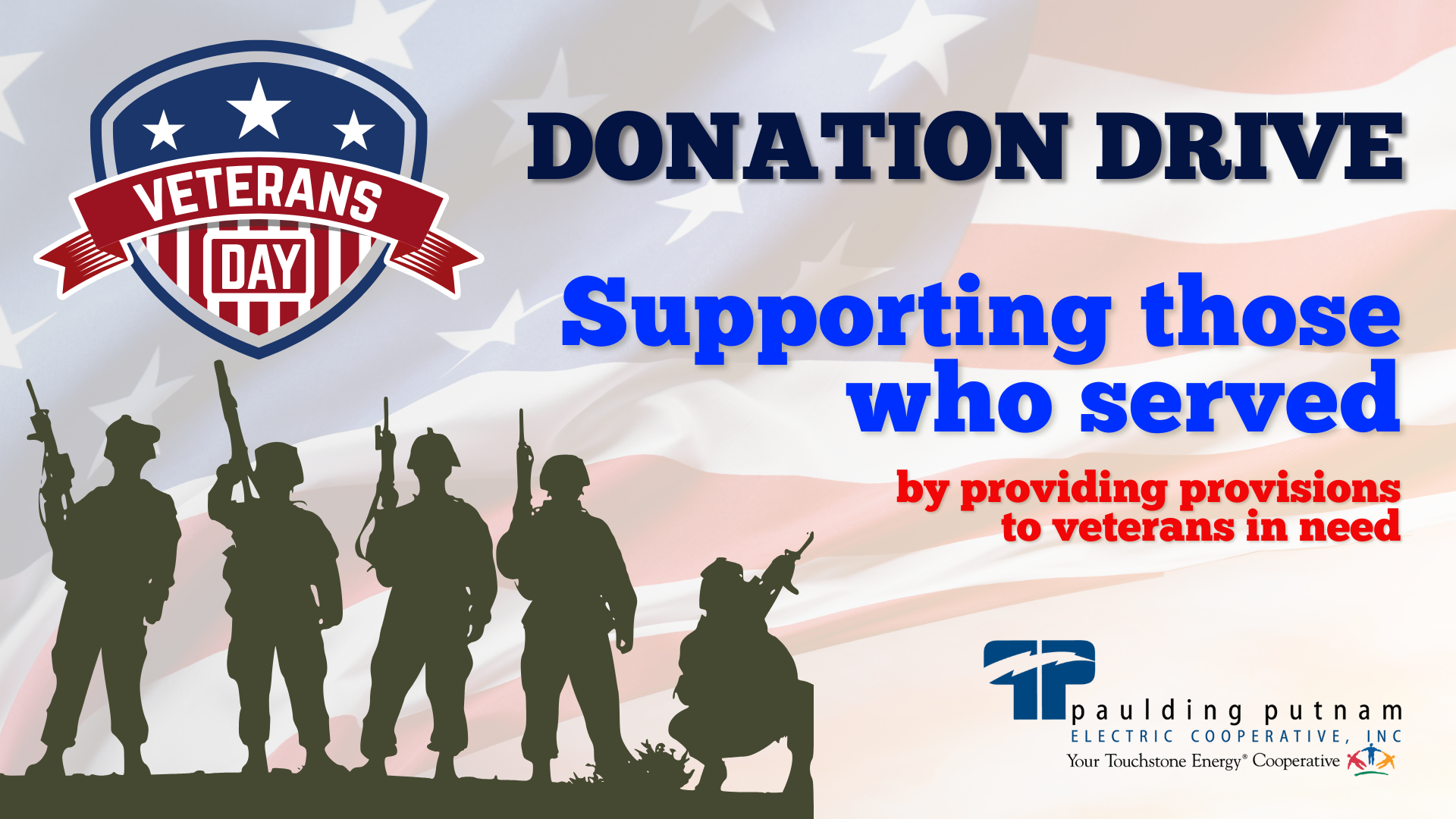 Veterans Day Donation Drive