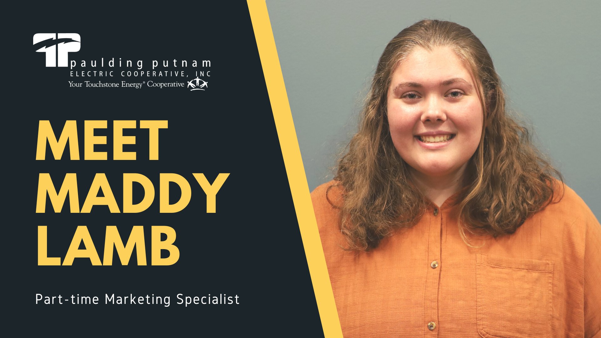 welcome Madelyn Lamb to PPEC team