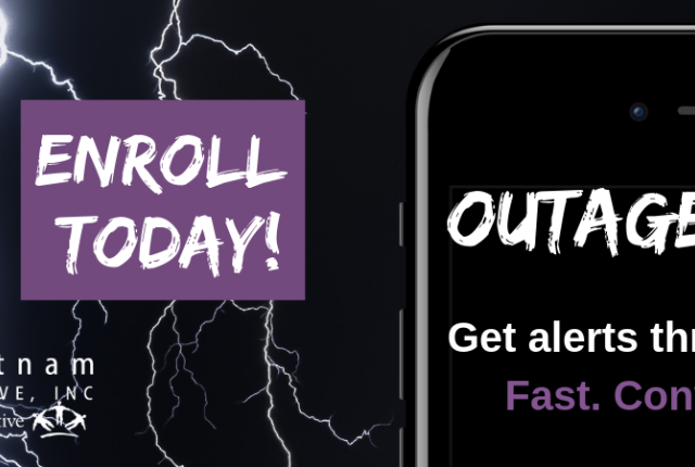 Enroll in outage texting today